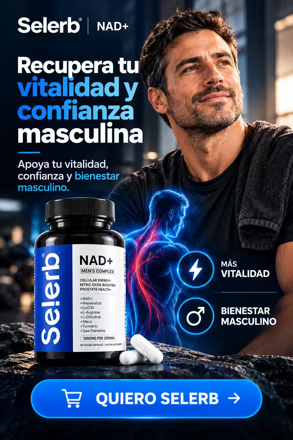 Selerb Nad+ Complex 60 capsulas