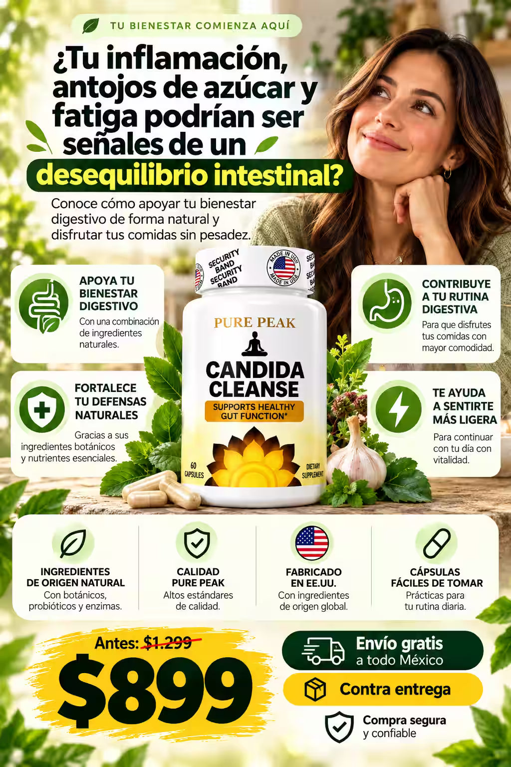 Candida Cleanse® 60 Capsulas